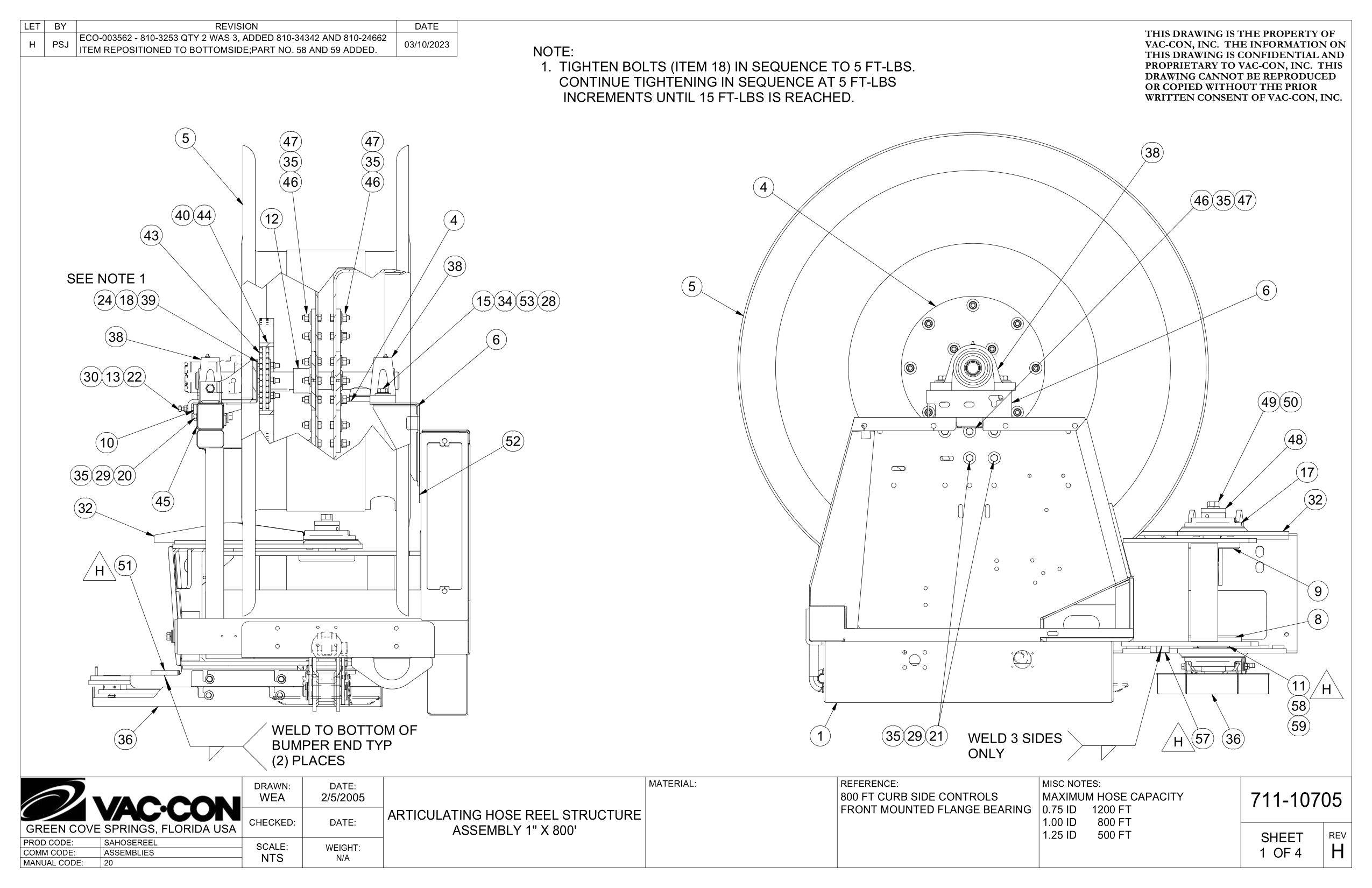 Articulating Hose Reel Structure