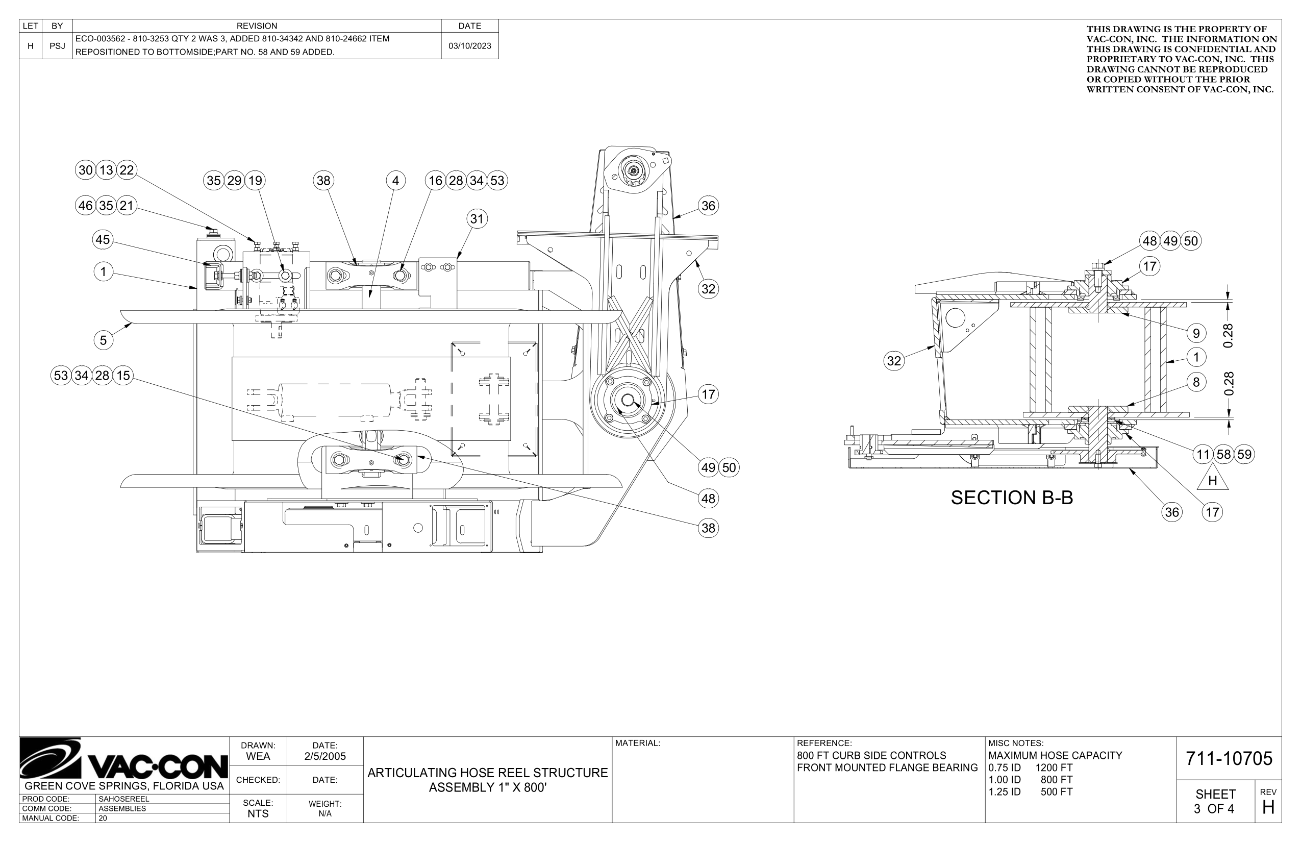 Articulating Hose Reel Structure
