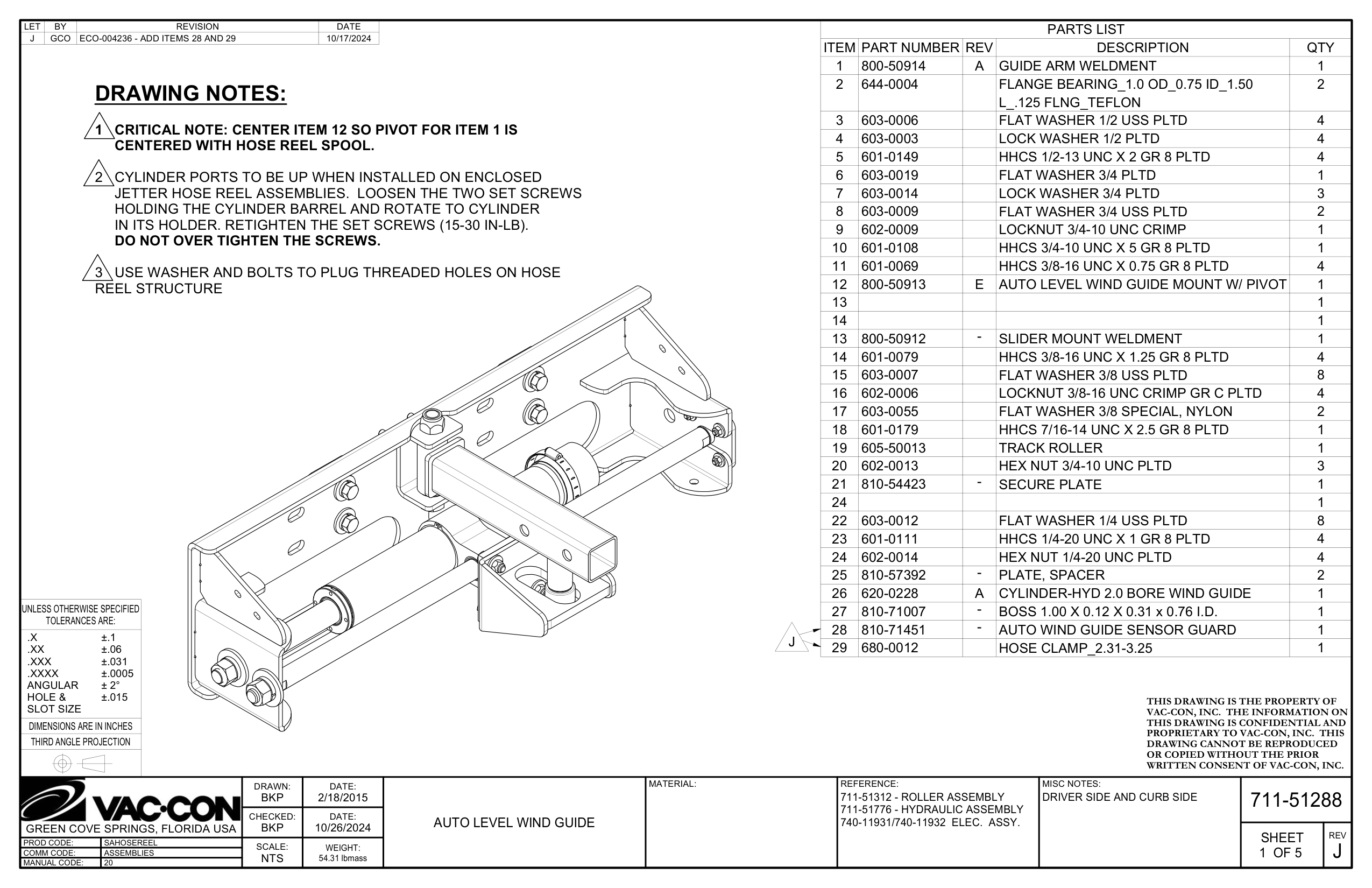 Jetter Hose Reel Assemblies.  Loosen The Two Set Screws