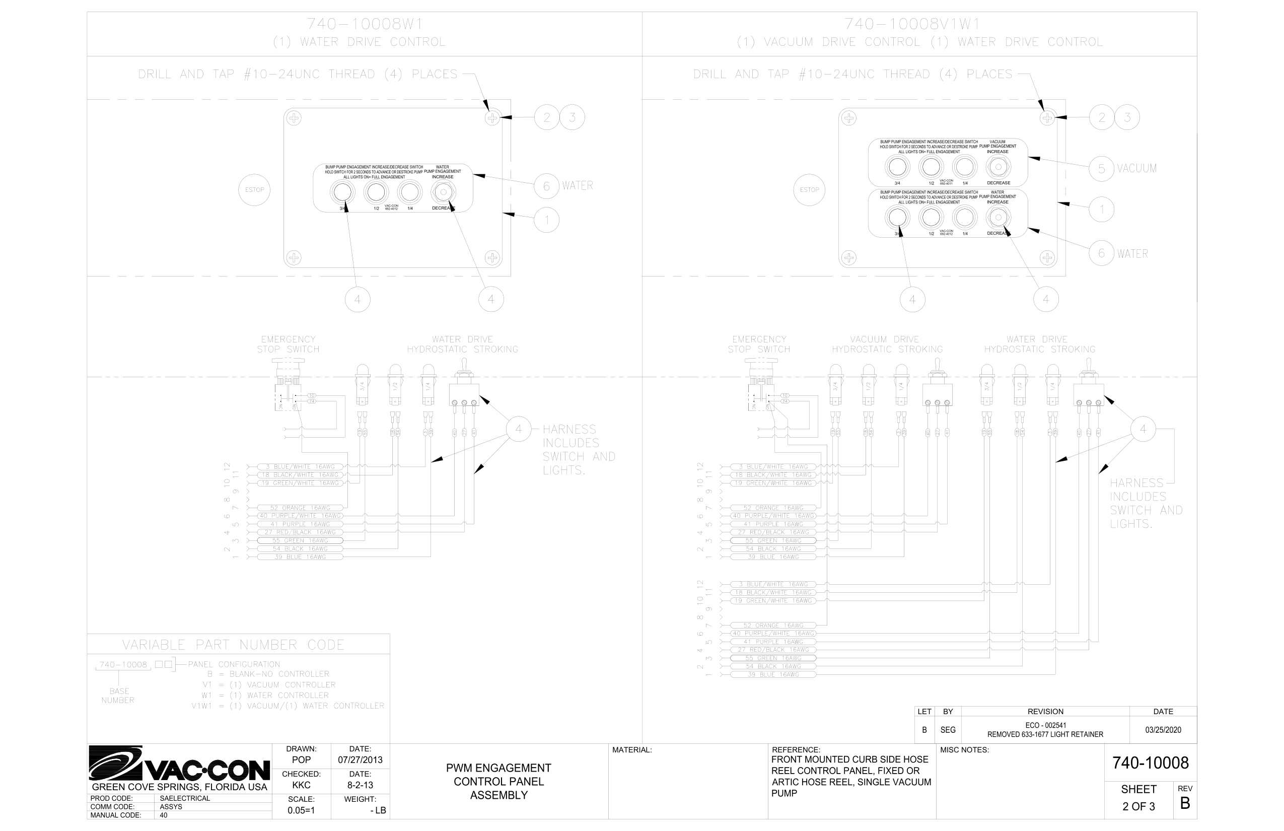 Hold Switch For 2 Seconds To Advance Or Destroke Pump
