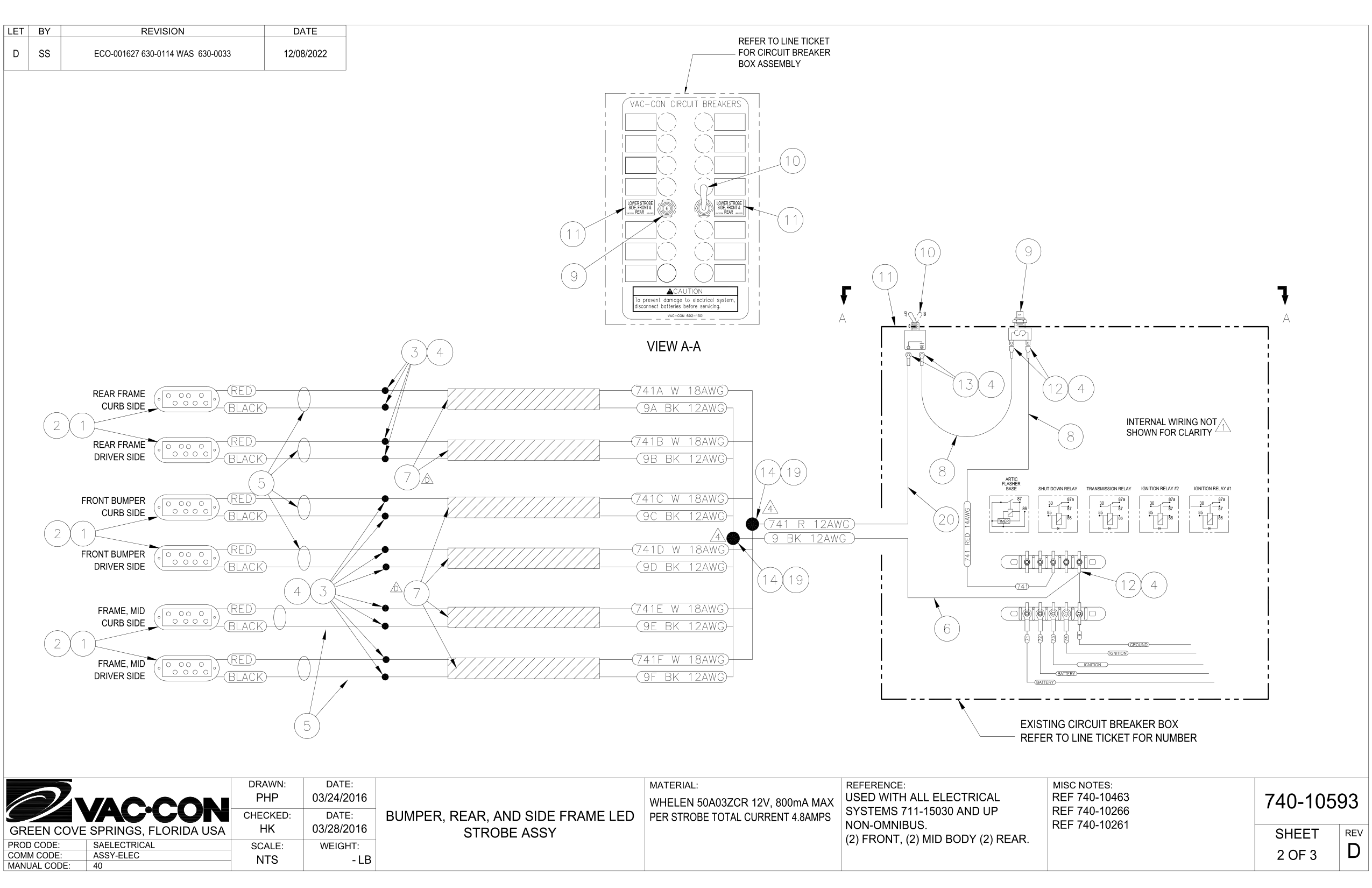 Bumper, Rear, And Side Frame Led
