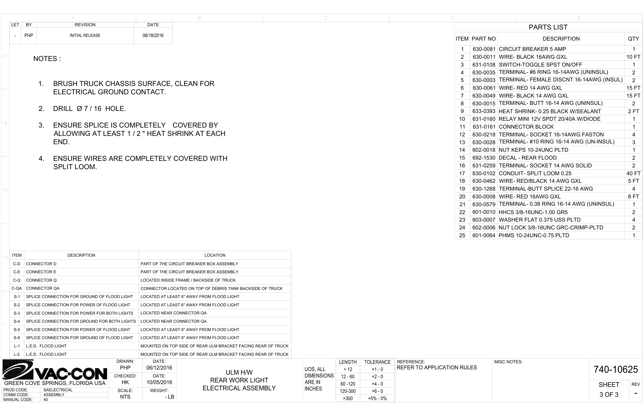 Mounted On Top Side Of Rear Ulm Bracket Facing Rear Of Truck