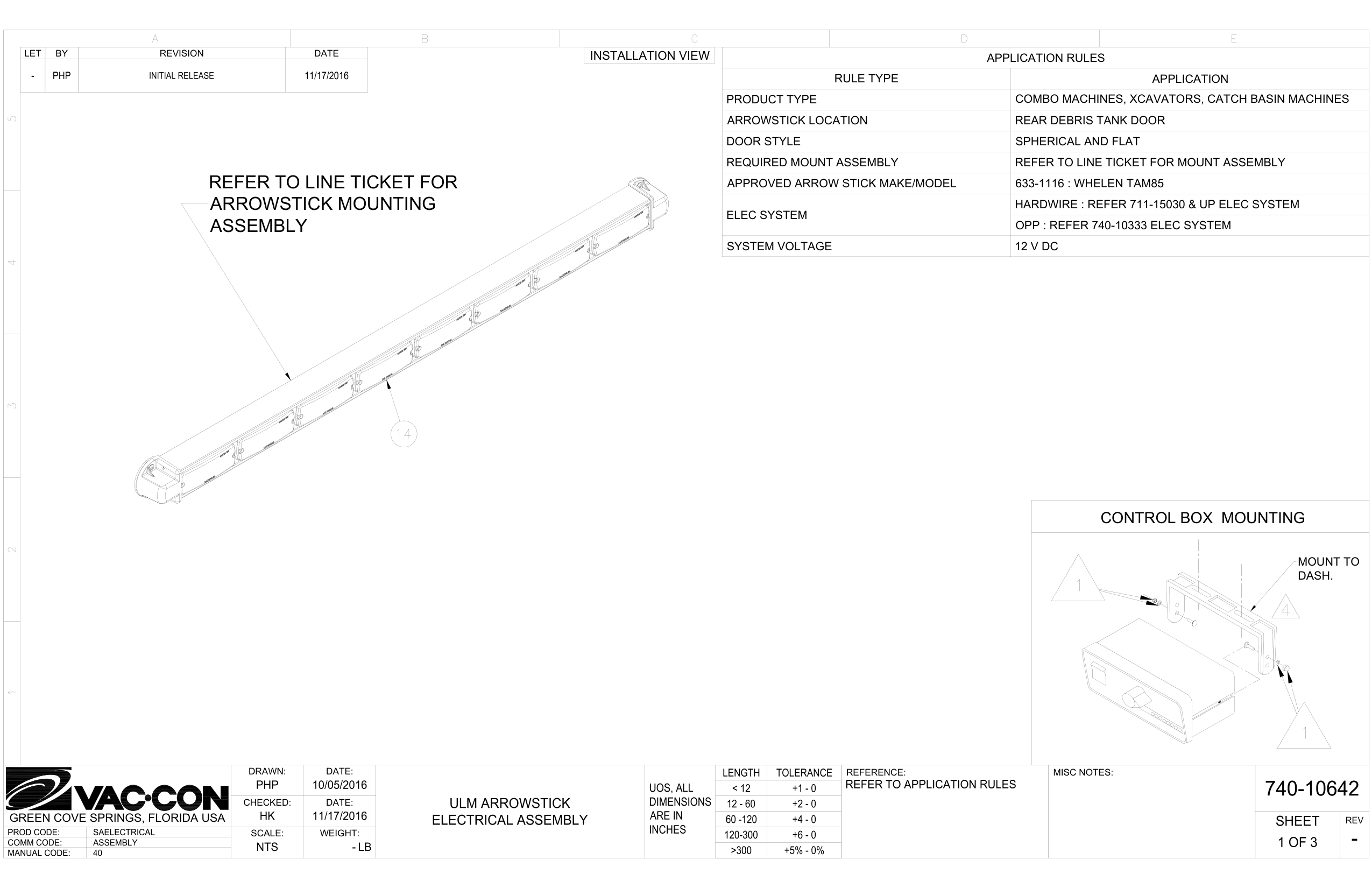 Hardwire : Refer 711-15030 & Up Elec System