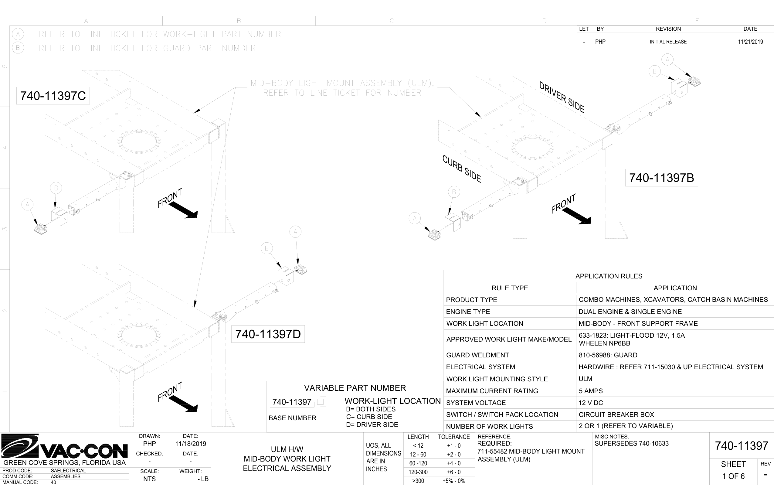 Hardwire : Refer 711-15030 & Up Electrical System