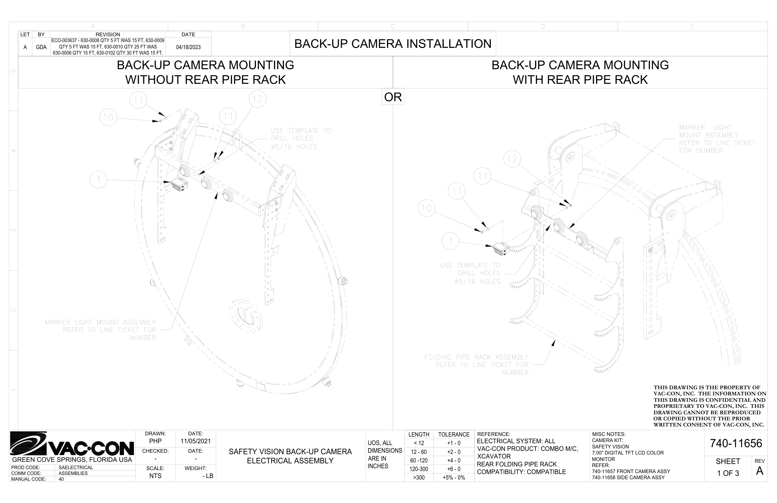 FRONT CAMERA ASSY (740-11657)