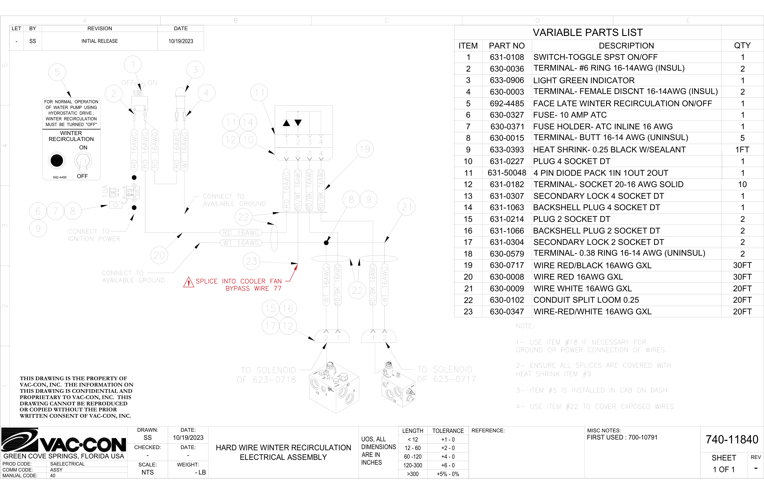 Hard Wire Winter Recirculation