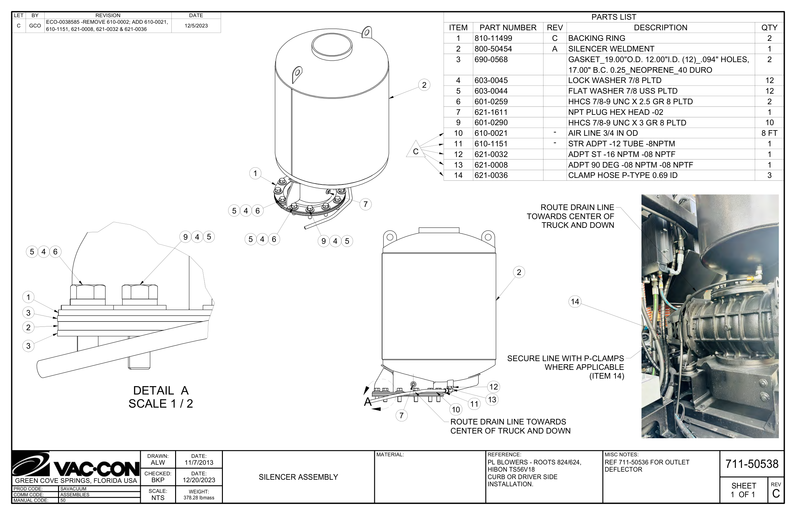 Pl Blowers - Roots 824/624,
