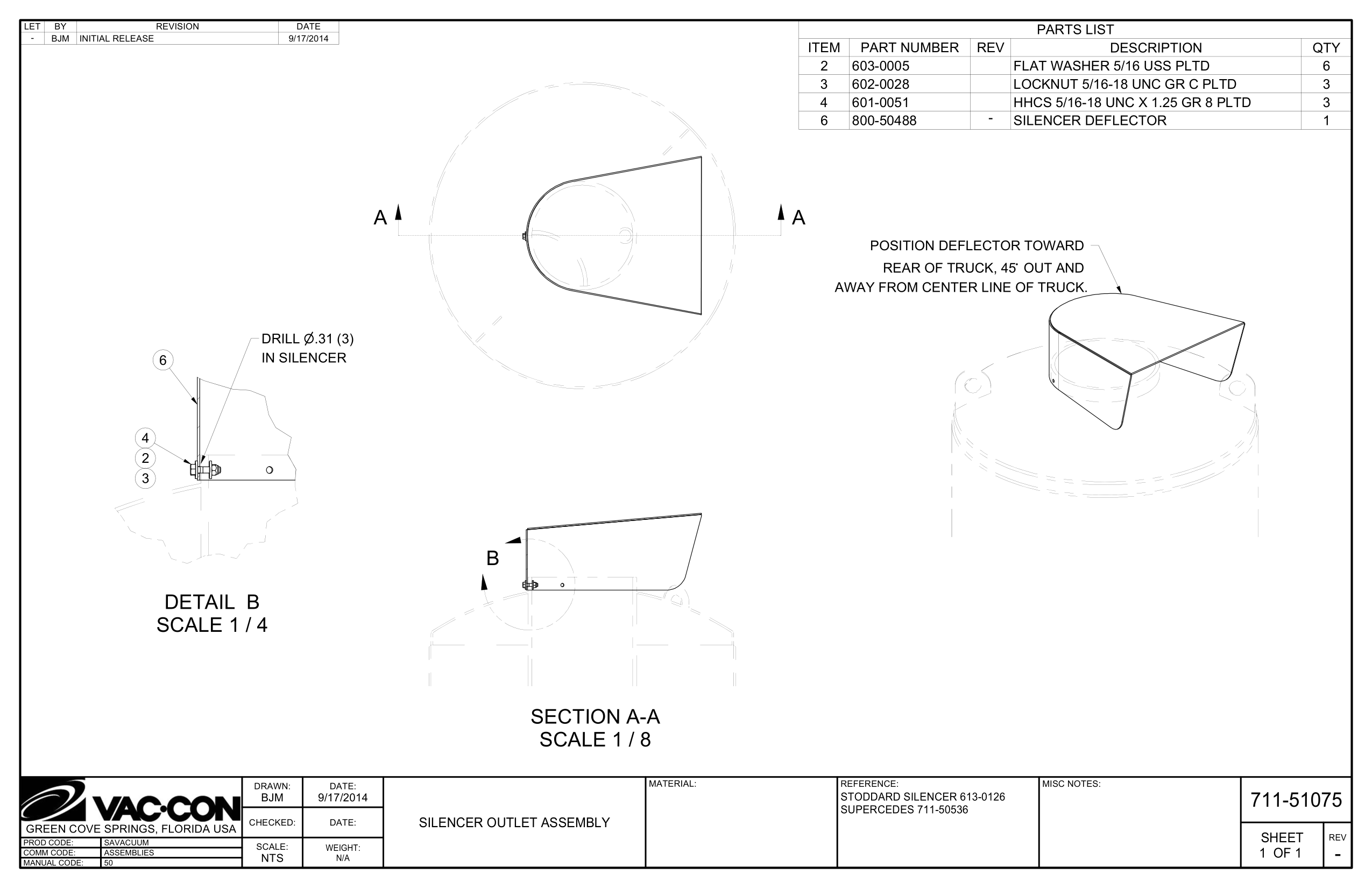Silencer Outlet Assembly