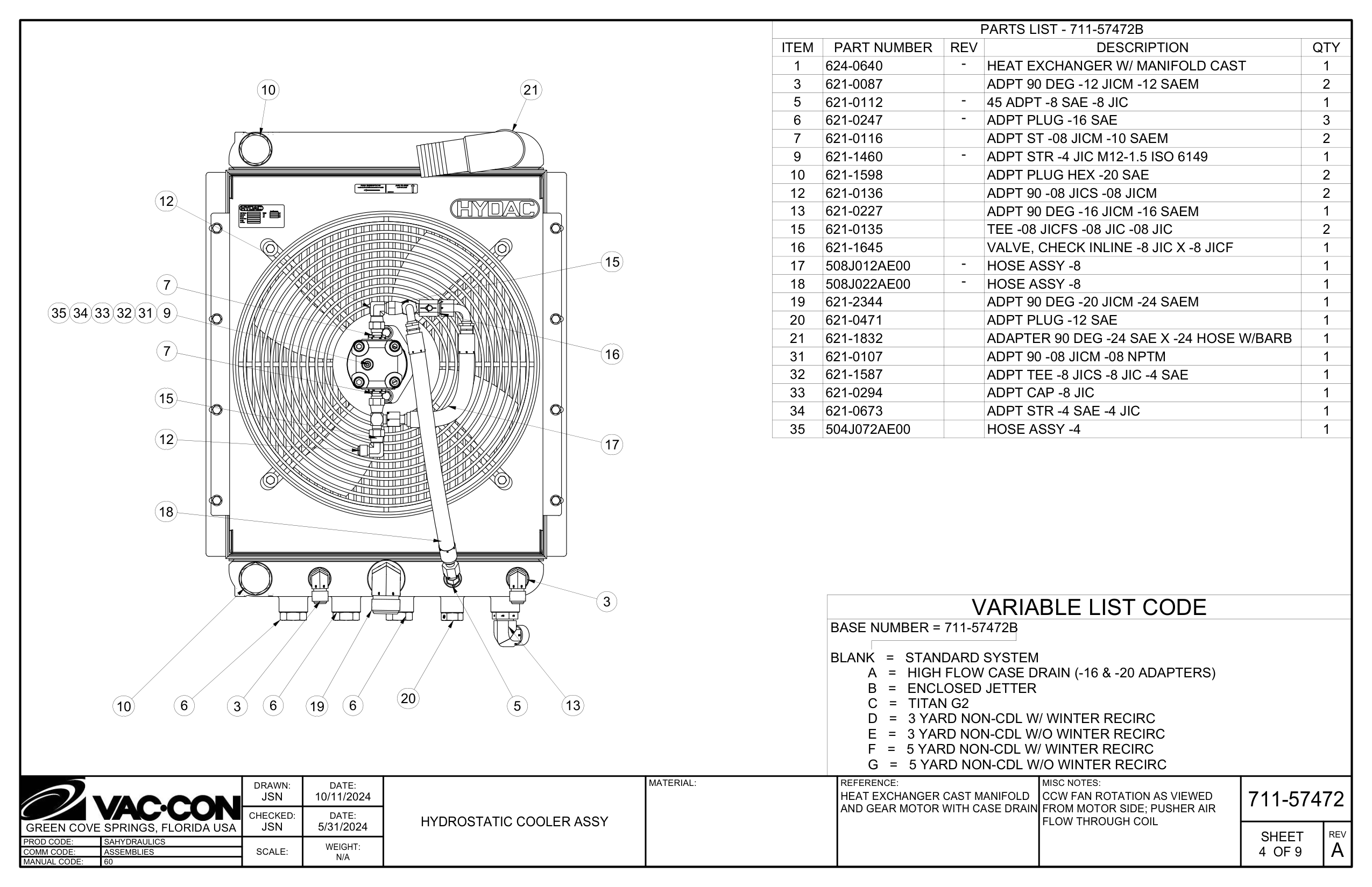 Adapter 90 Deg -24 Sae X -24 Hose W/Barb