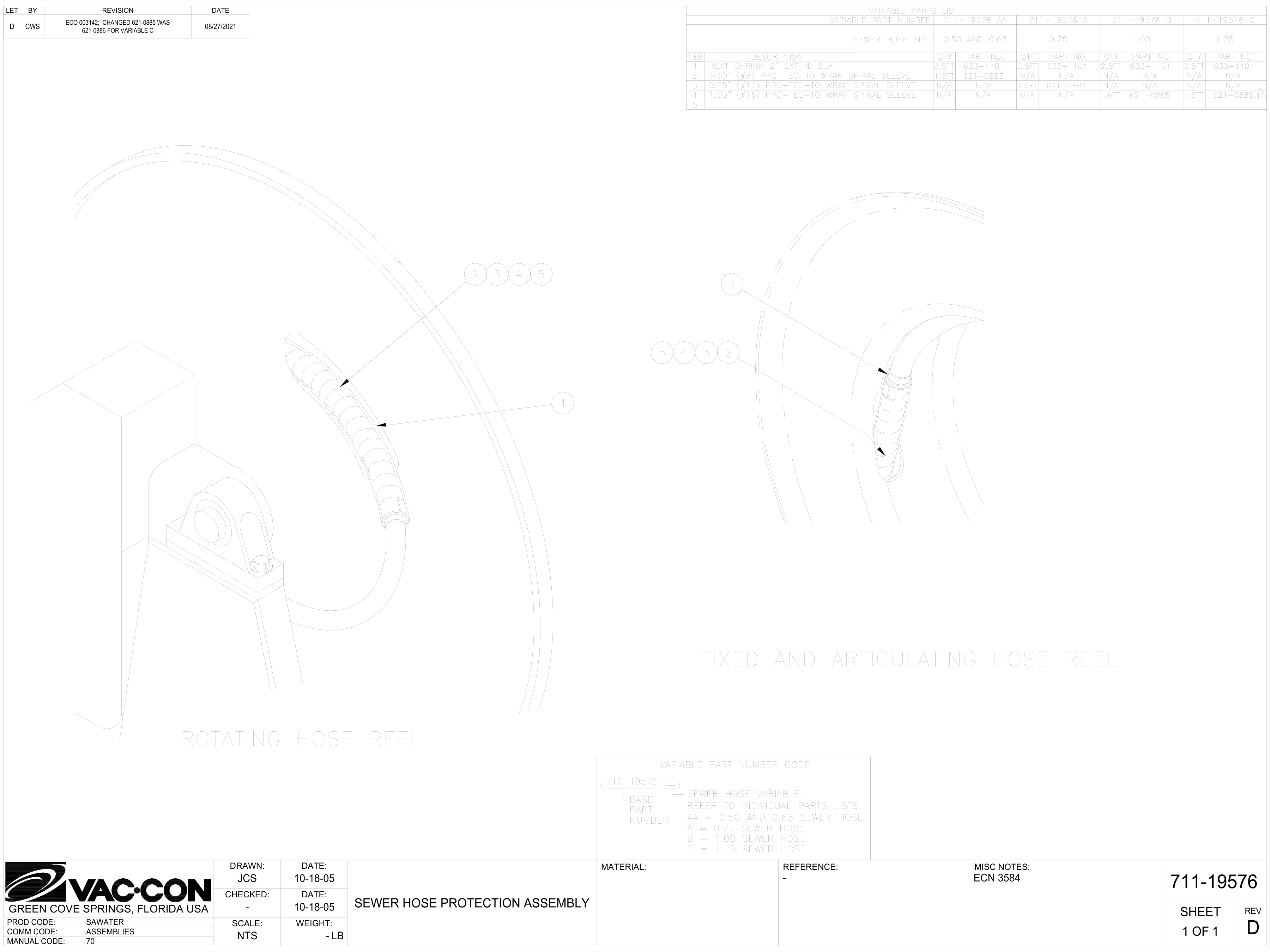 Sewer Hose Protection Assembly