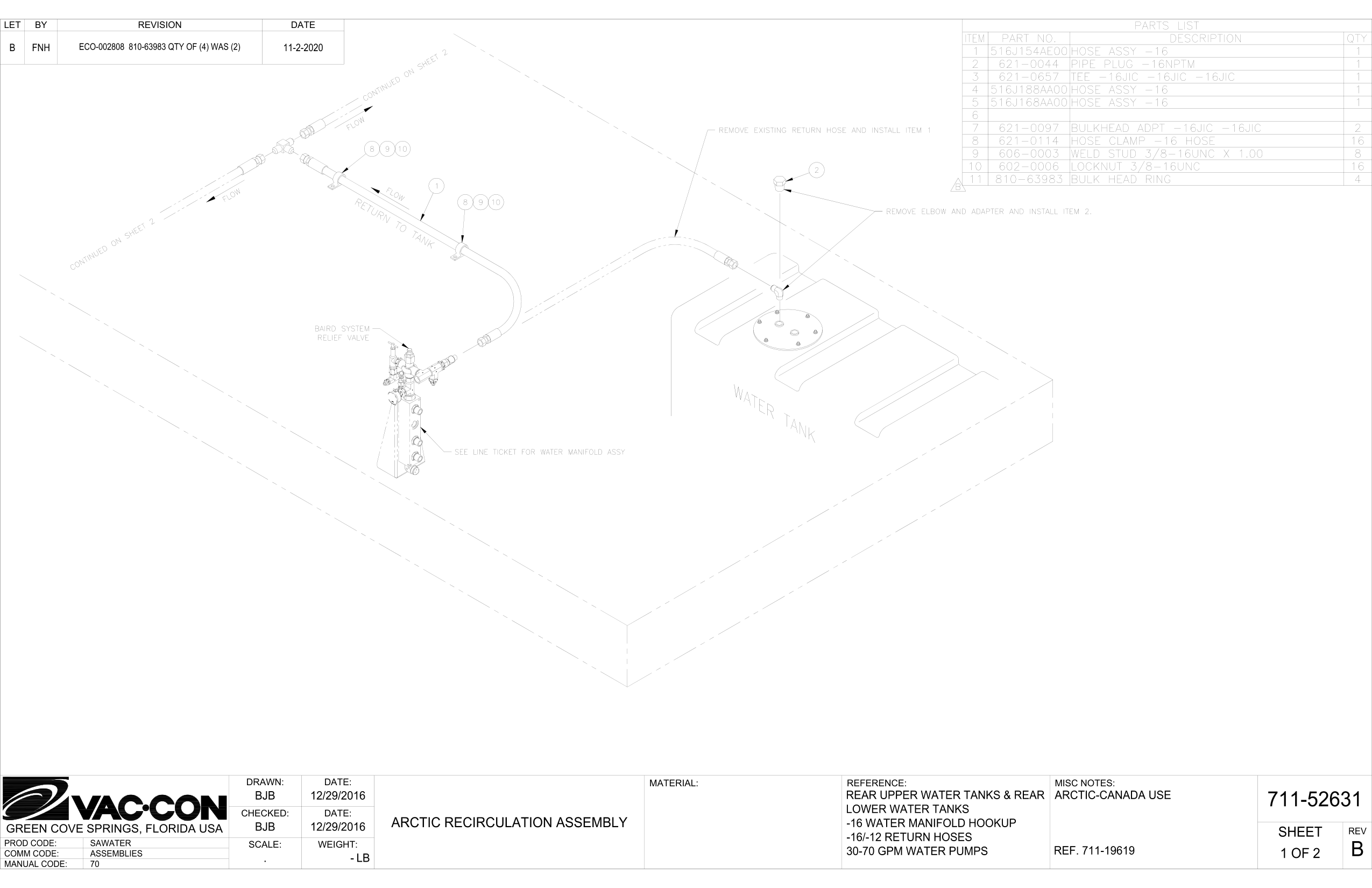 Arctic Recirculation Assembly