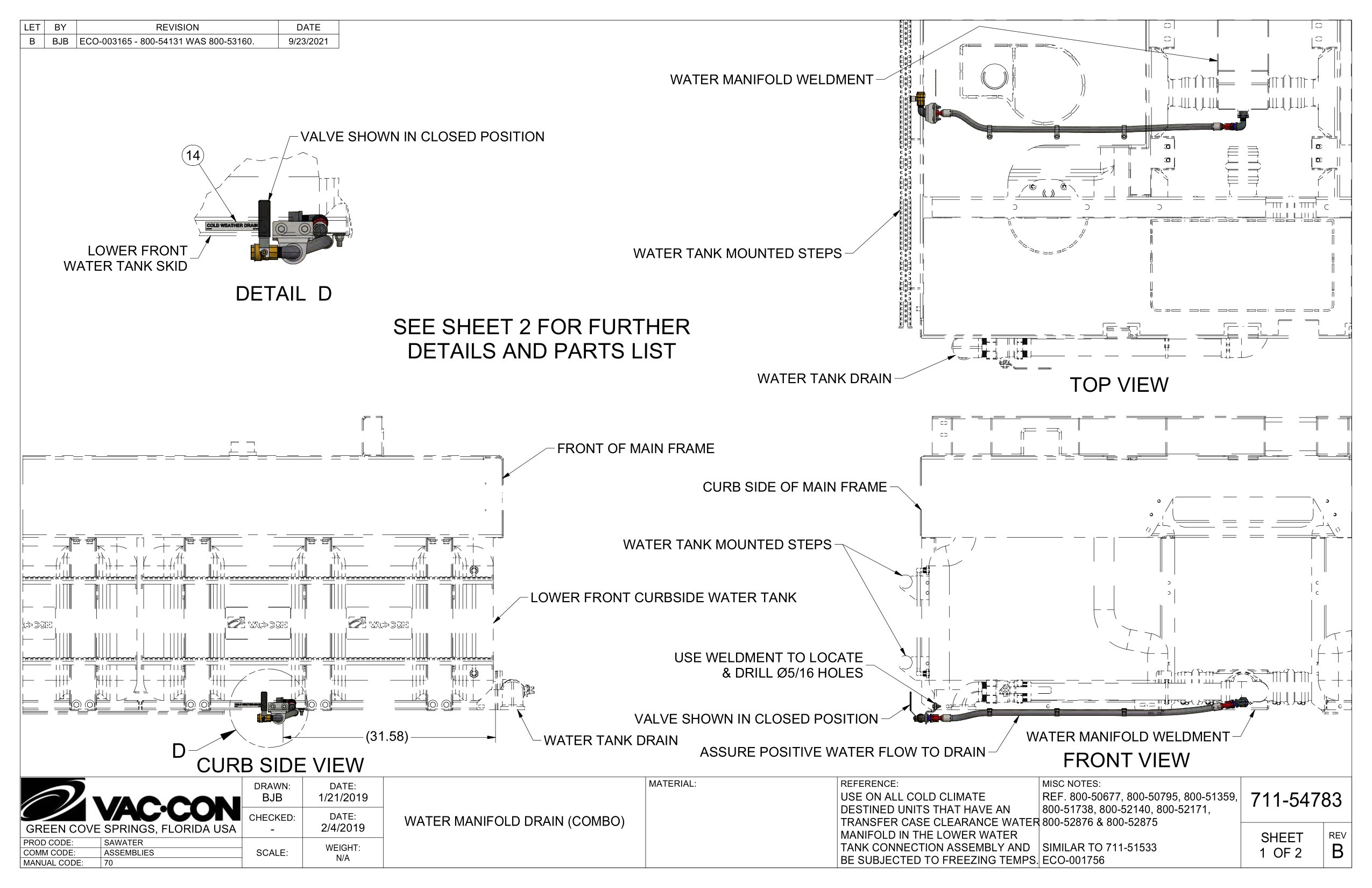 Assure Positive Water Flow To Drain
