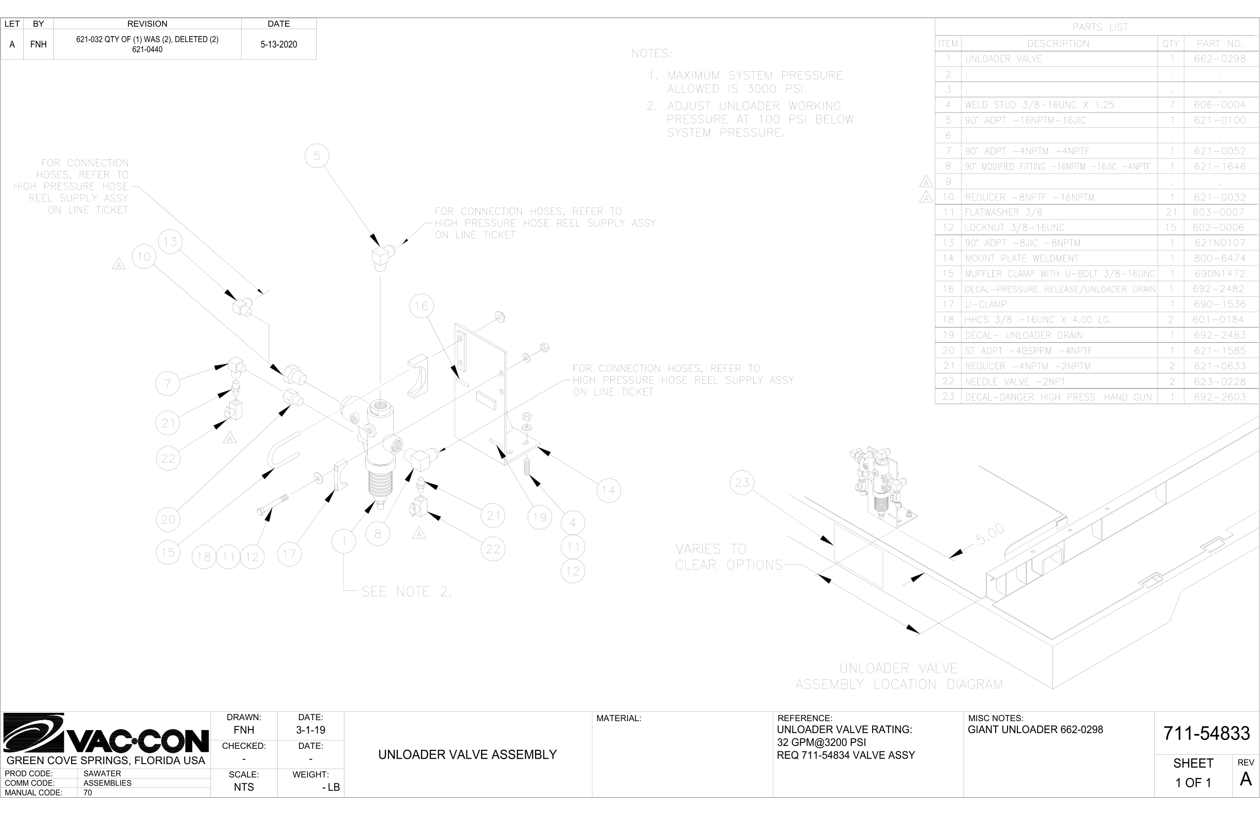 Req 711-54834 Valve Assy