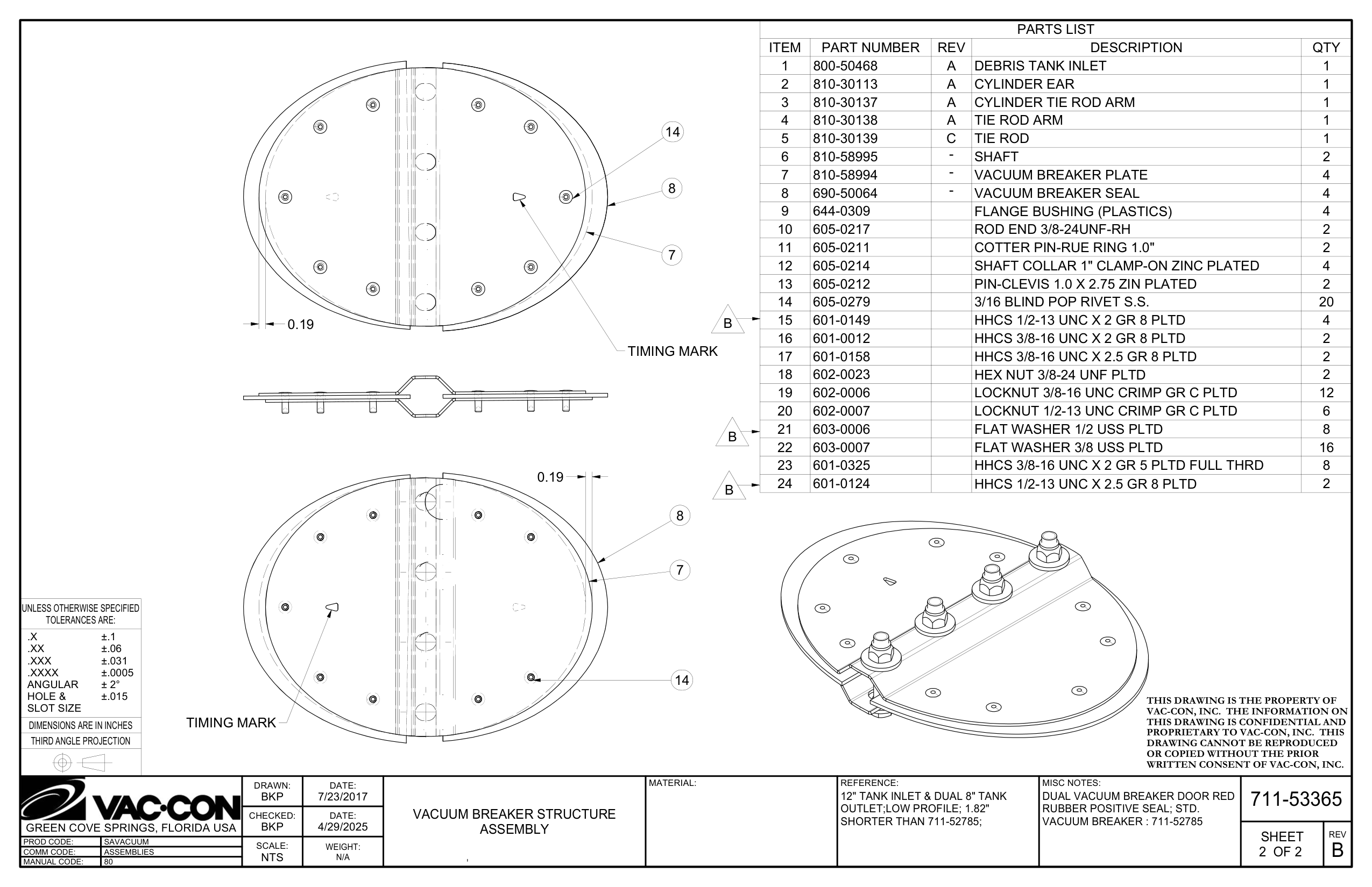 Shaft Collar 1" Clamp-On Zinc Plated