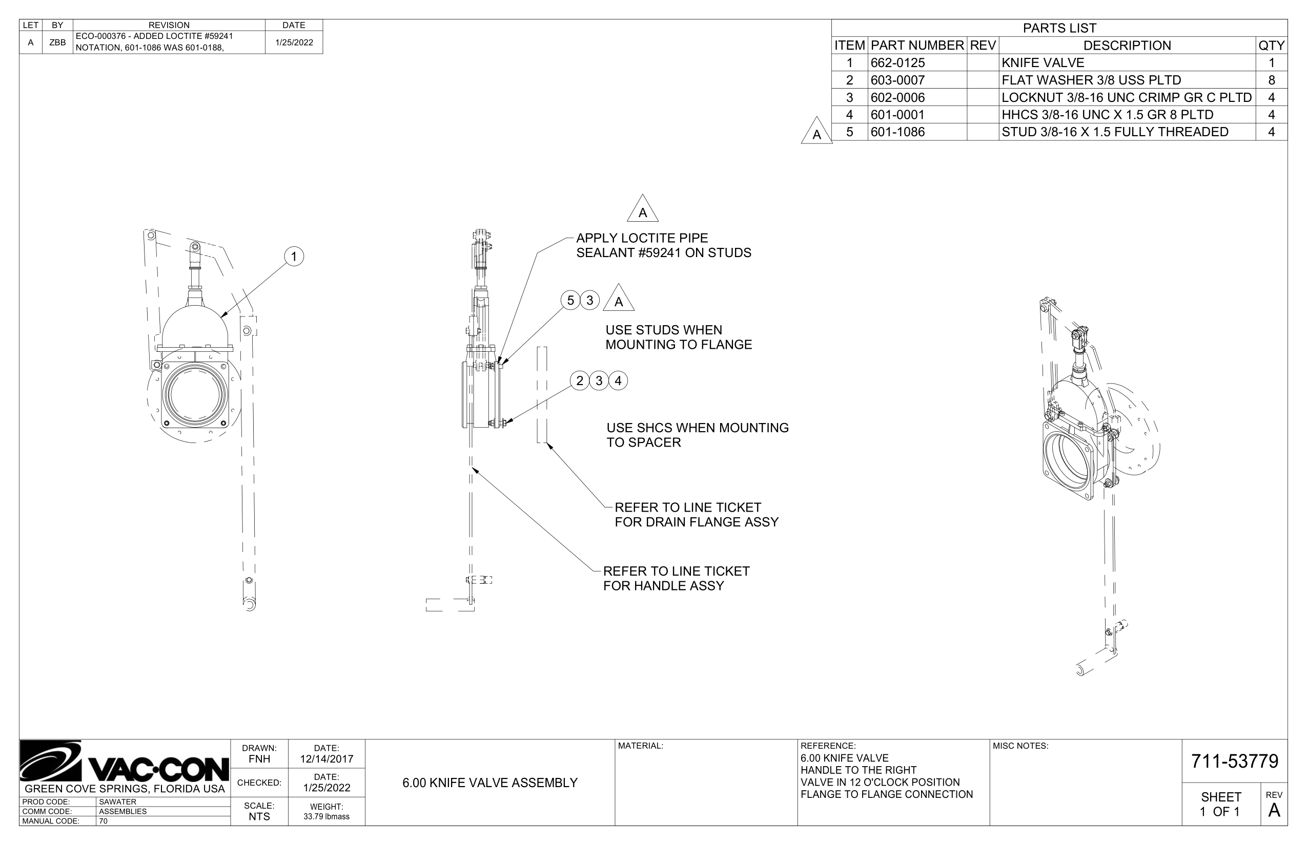 Valve In 12 O'Clock Position