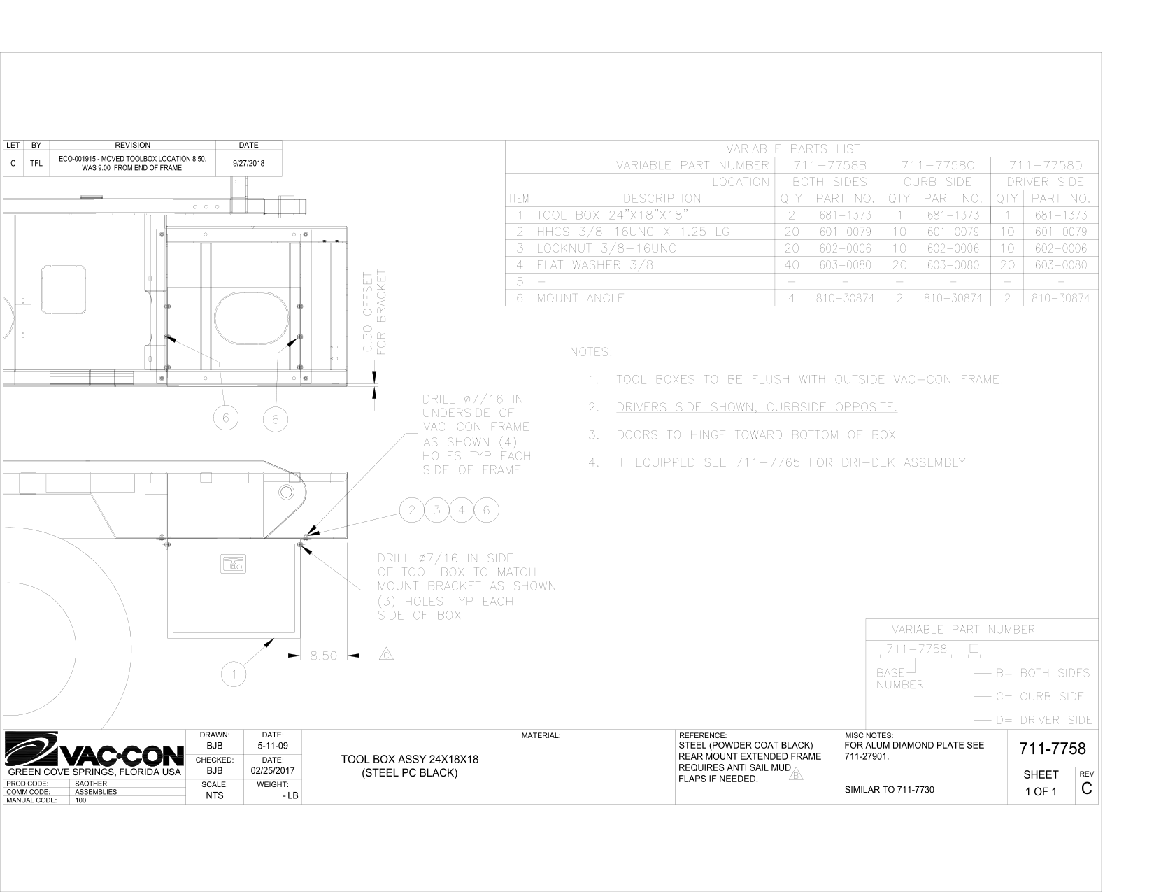 Eco-001915 - Moved Toolbox Location 8.50.