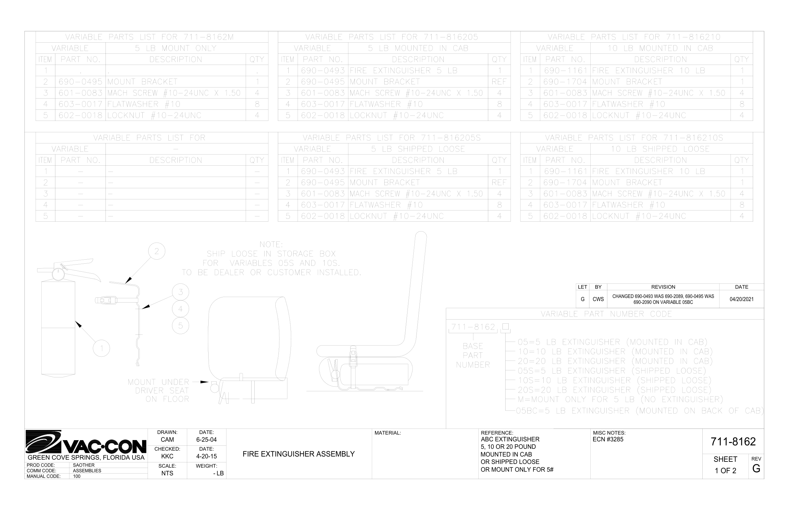 Fire Extinguisher Assembly