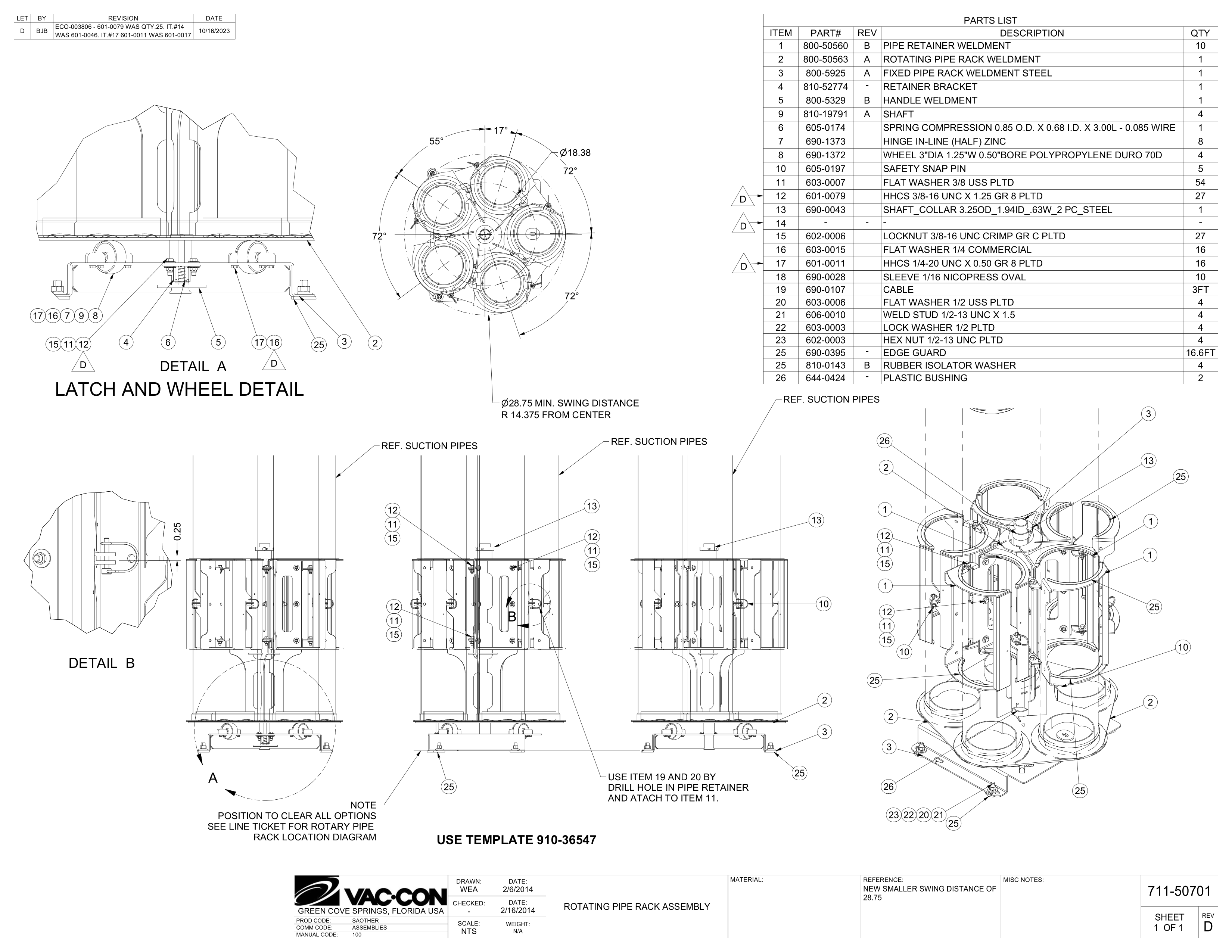 Spring Compression 0.85 O.D. X 0.68 I.D. X 3.00L - 0.085 Wire
