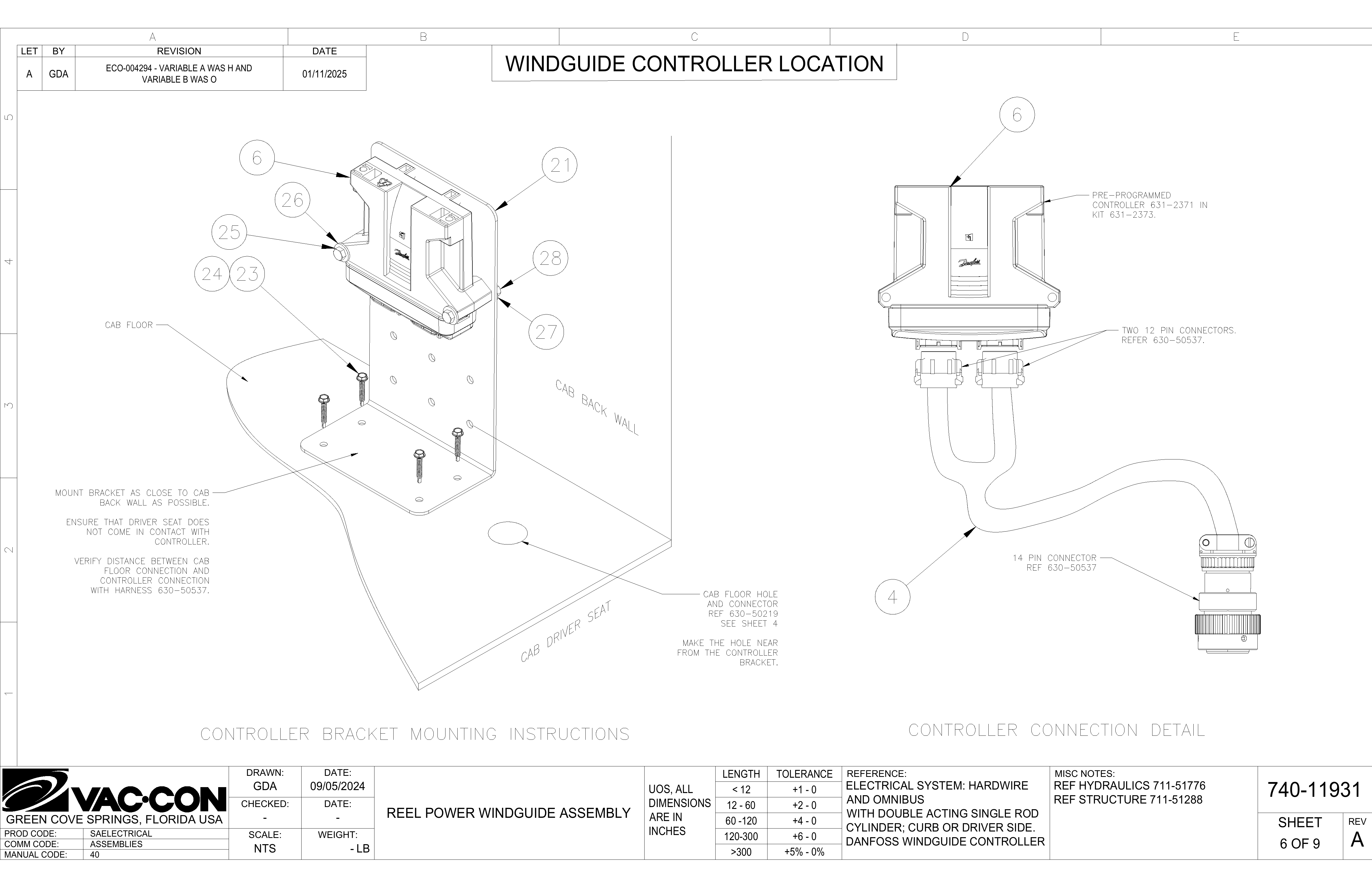 WINDGUIDE CONTROLLER LOCATION