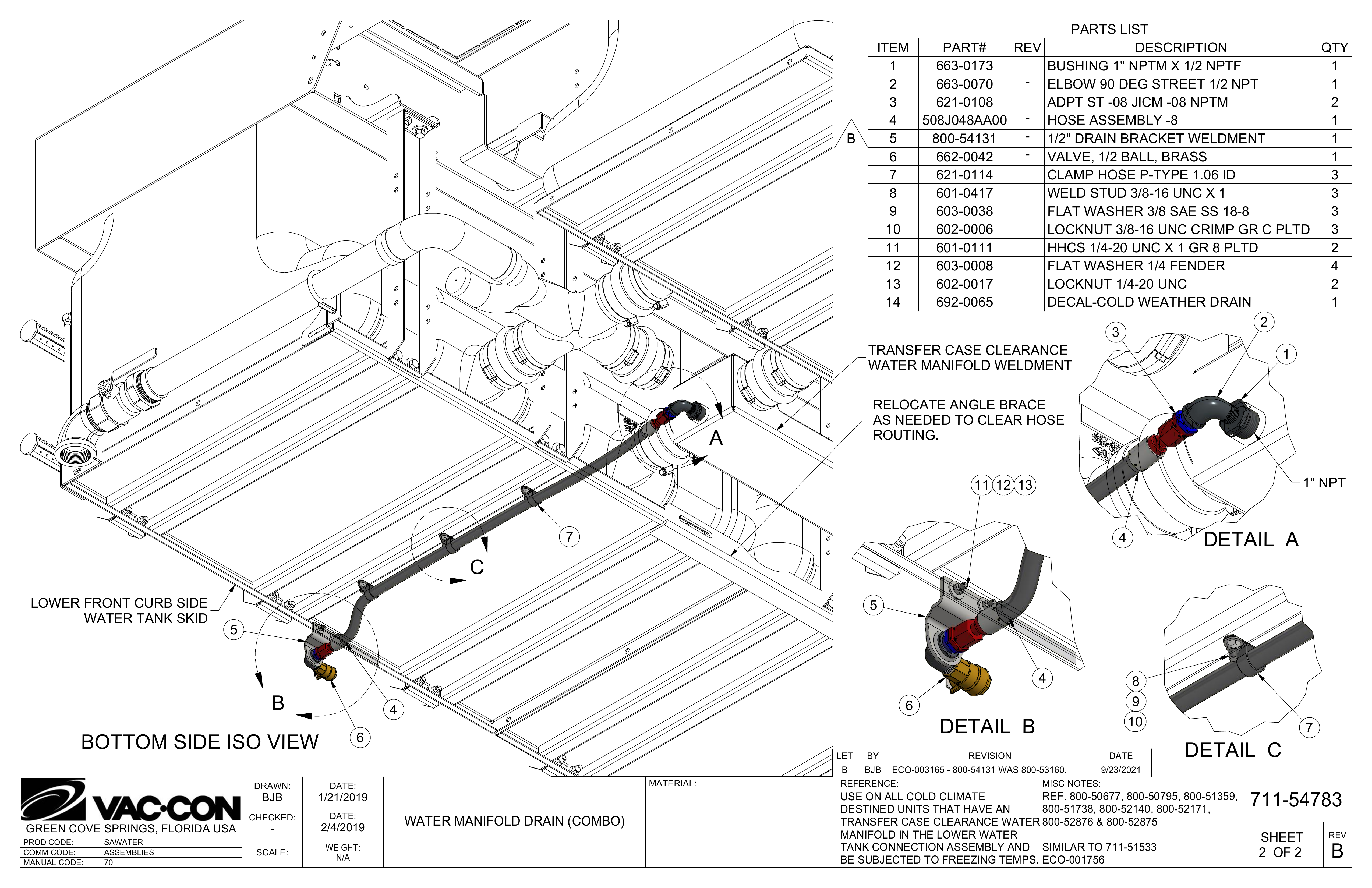 ITEM PART REV DESCRIPTION QTY