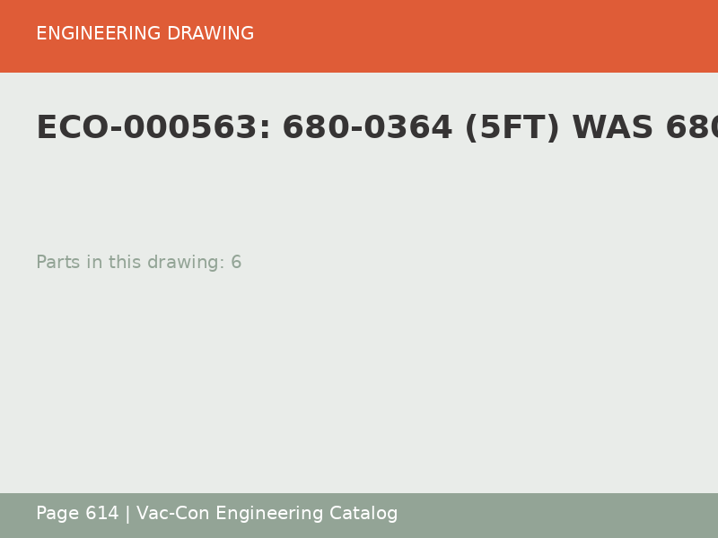 ECO-000563: 680-0364 (5FT) WAS 680-0430
