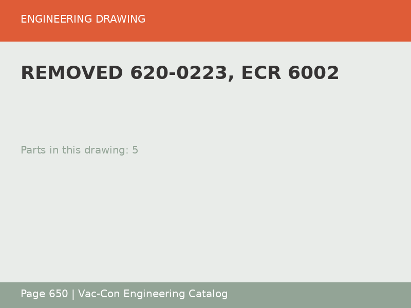 REMOVED 620-0223, ECR 6002