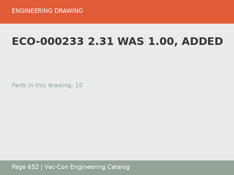 ECO-000233 2.31 WAS 1.00, ADDED