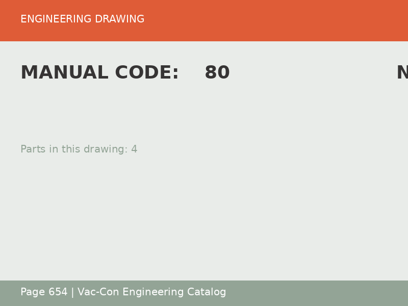 MANUAL CODE:    80                          NTS