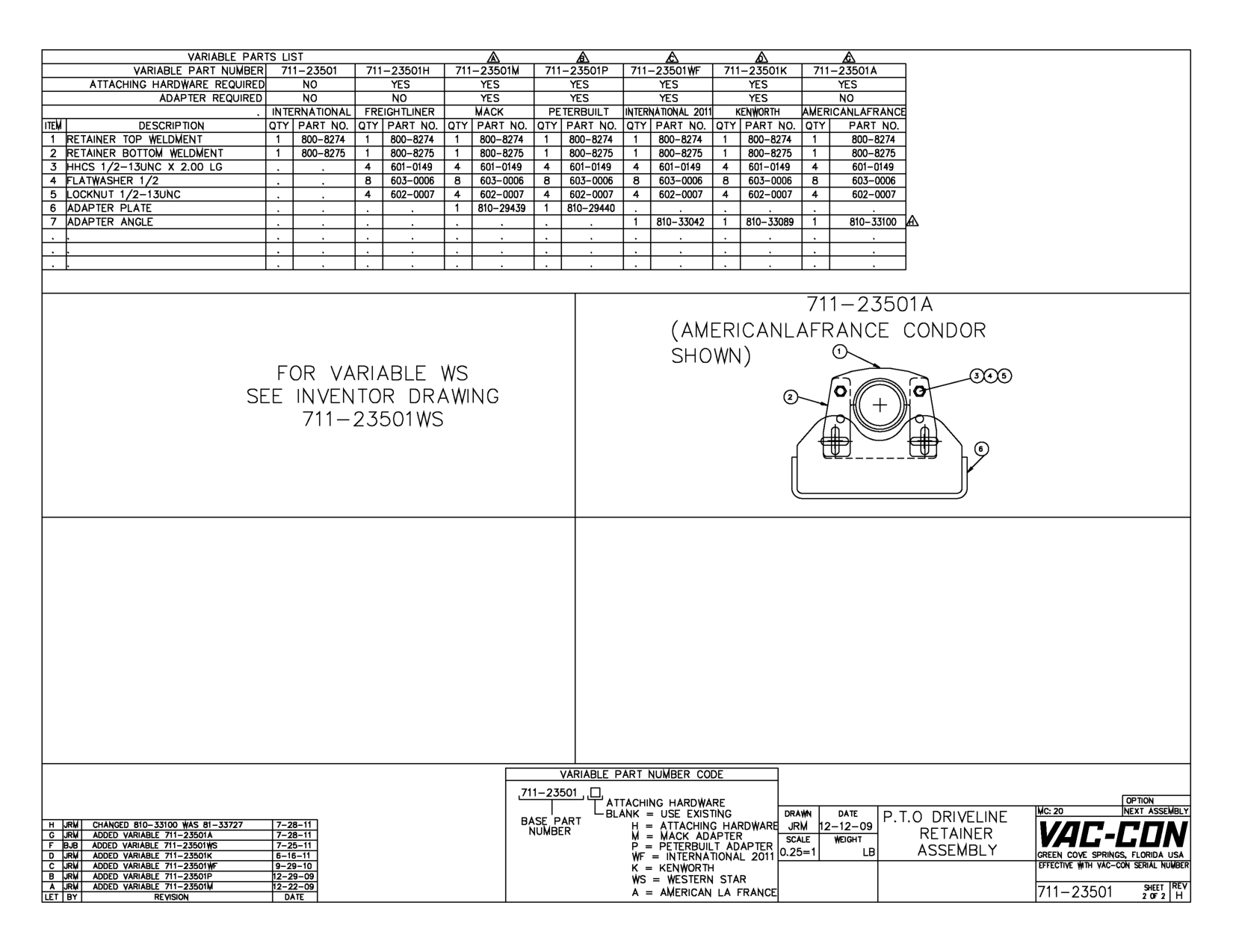 Retainer Bottom Weldment
