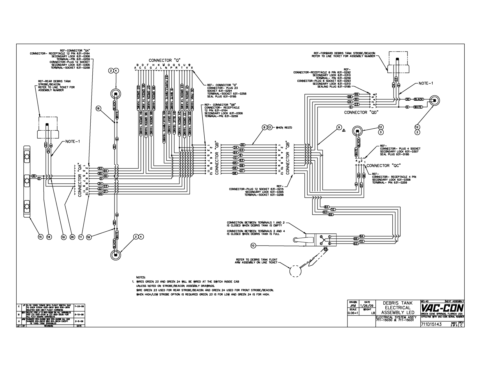 Ref-For'/Iard Debris T~K Strobe/Beacon