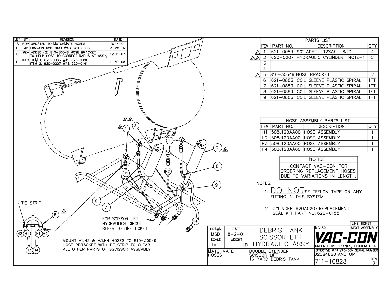 To Help Hose To Correct Radus At Assy,