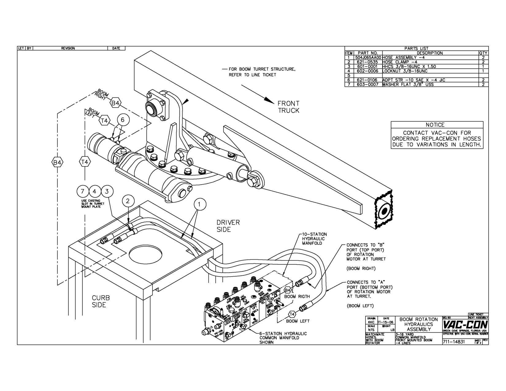 For Boom Turret Structure