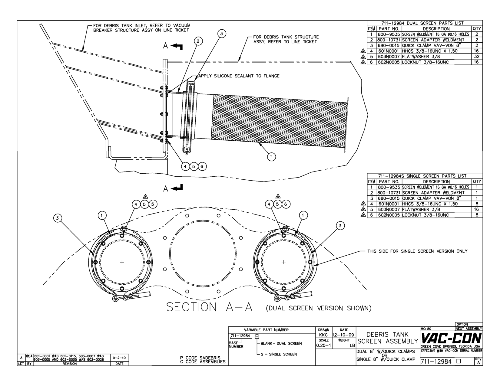 FOR DEBRIS TANK INLET, REFER TO VACUUM