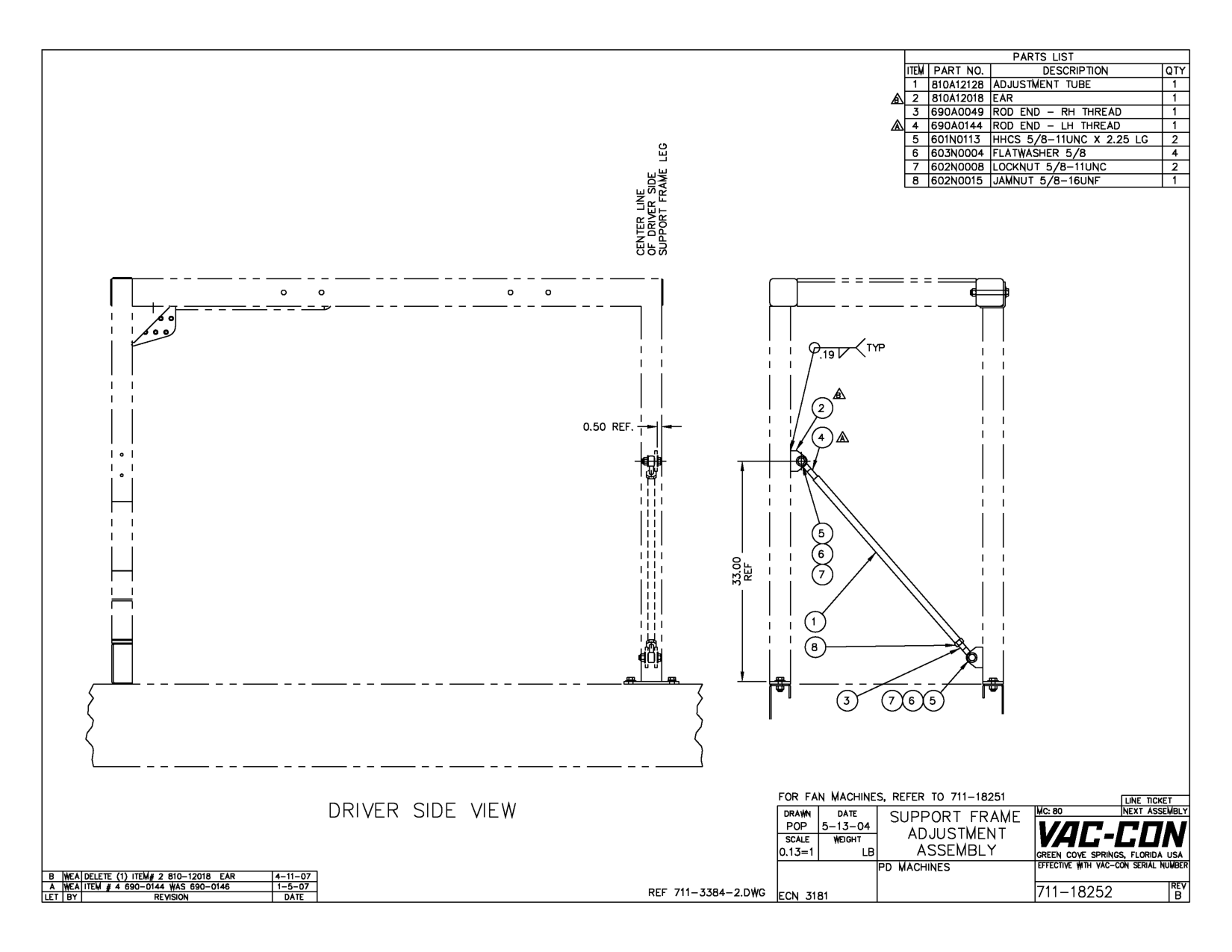 810A12128 Adjustment Tube