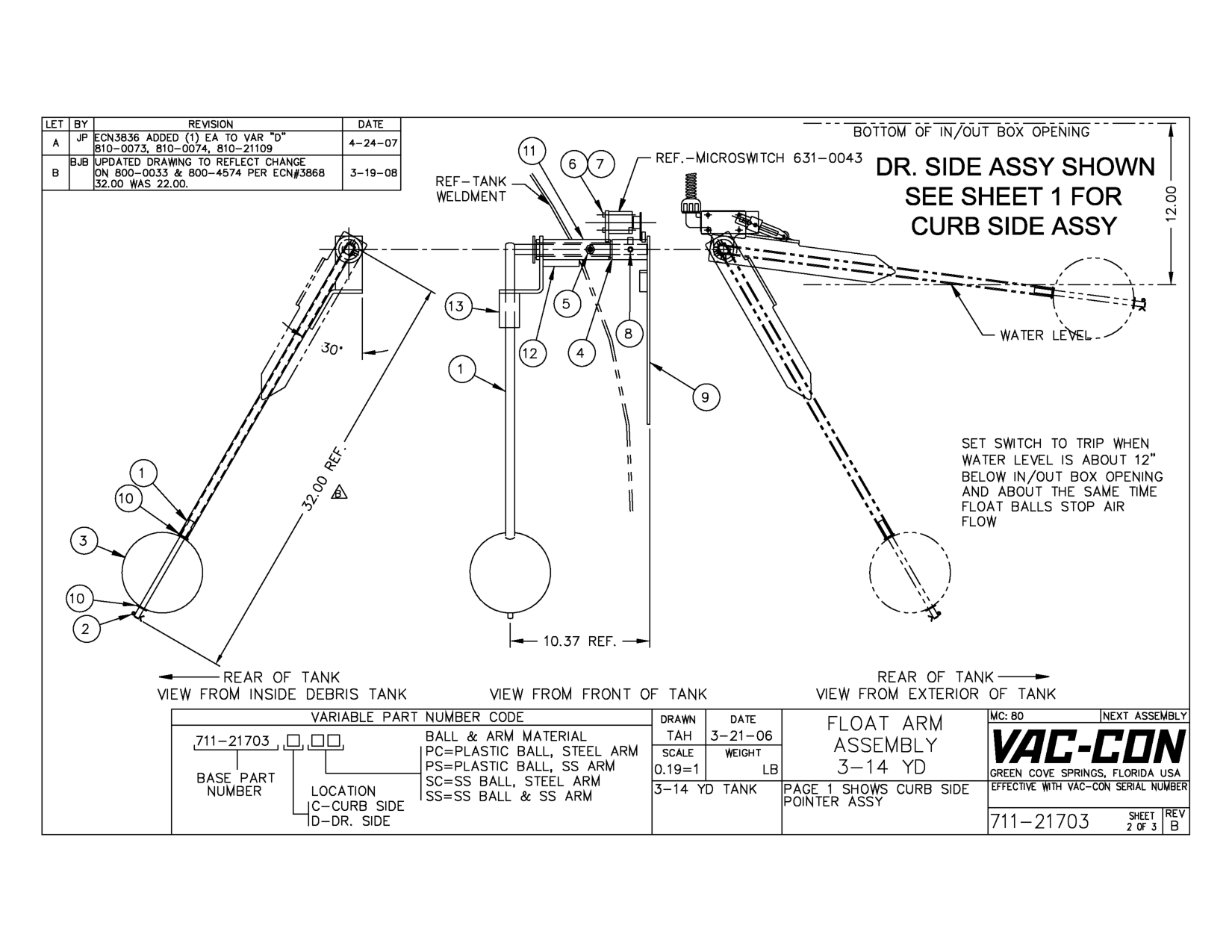 View From Inside Debris Tank