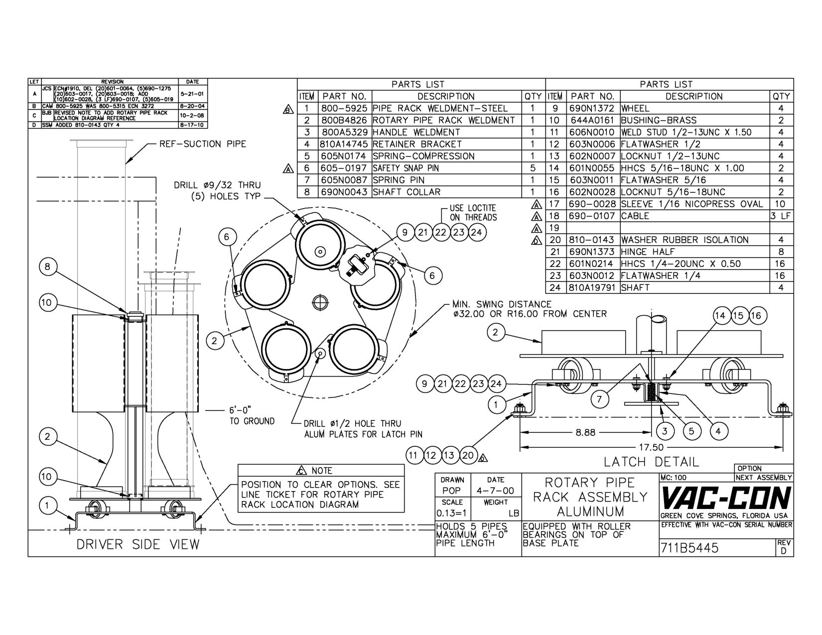 C Bjb Revised Note To Add Rotary Pipe Rack