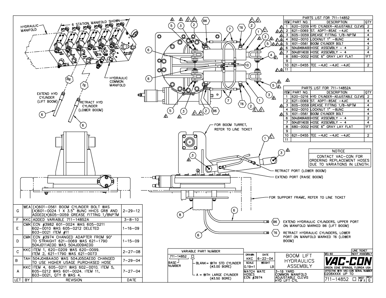 Cylinder Hyd 3.5Inb X 7Ins 300