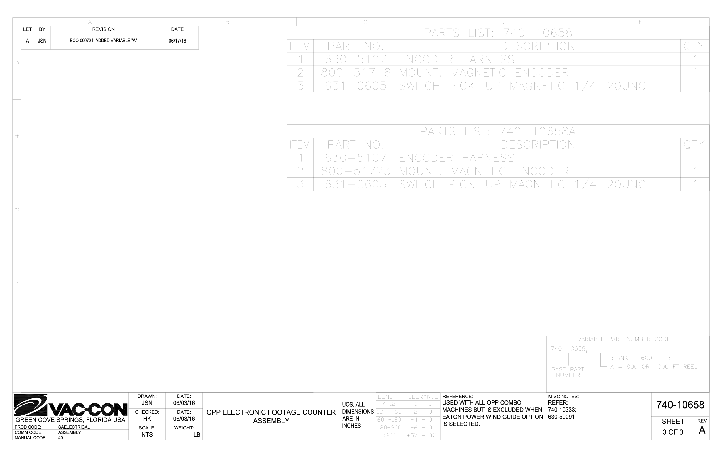 Encoder Harness (740-10658A)