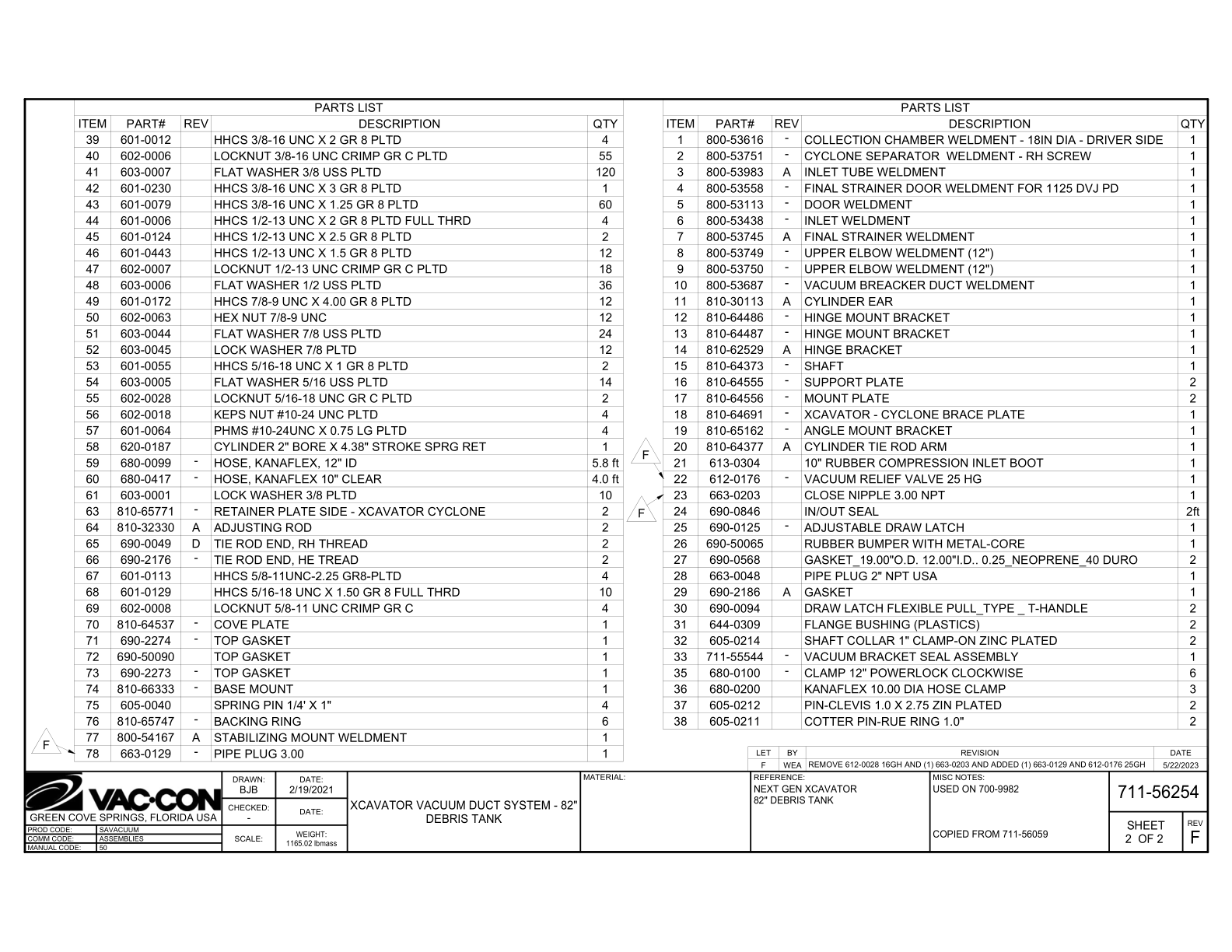 Cylinder 2In Bore X 4.38In Str