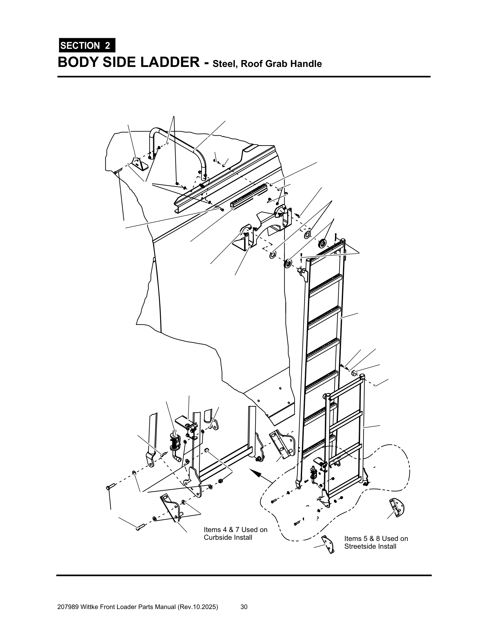 Ladder, Body Side Rear