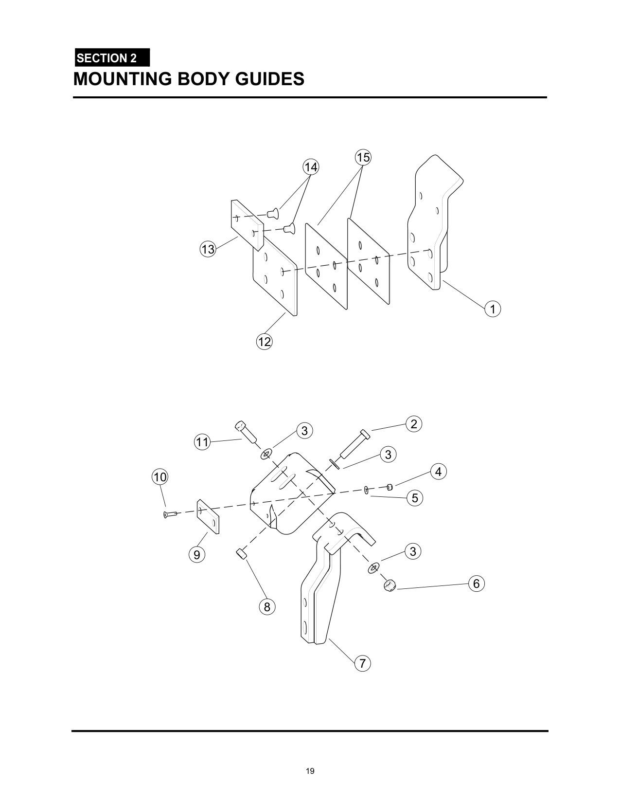 MOUNTING BODY GUIDES